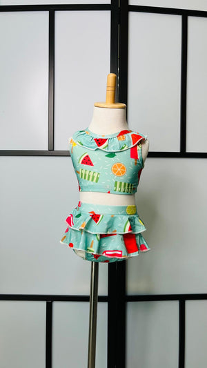 Baby Girl Watermelon Swimsuit and Blouse