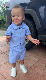 Blue Shirt and Pants for Boy