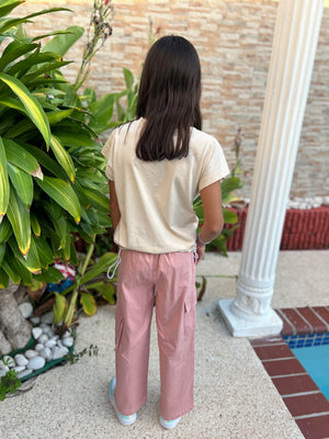 Long Pink Pants Style