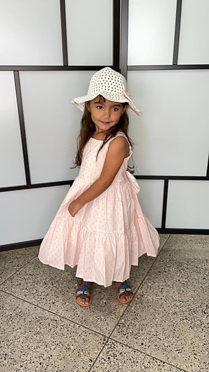 Pink Dress with Hat