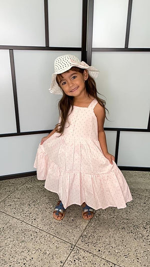 Pink Dress with Hat