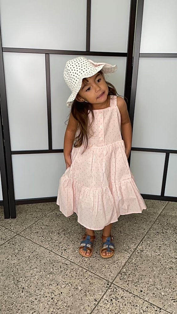 Pink Dress with Hat