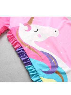 Girls Magical Unicorn Swimsuit Set