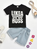 Boys Like A Boss 2-Piece Set