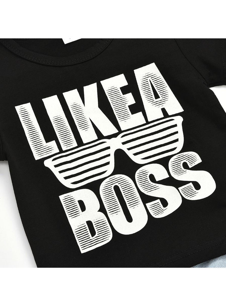 Boys Like A Boss 2-Piece Set