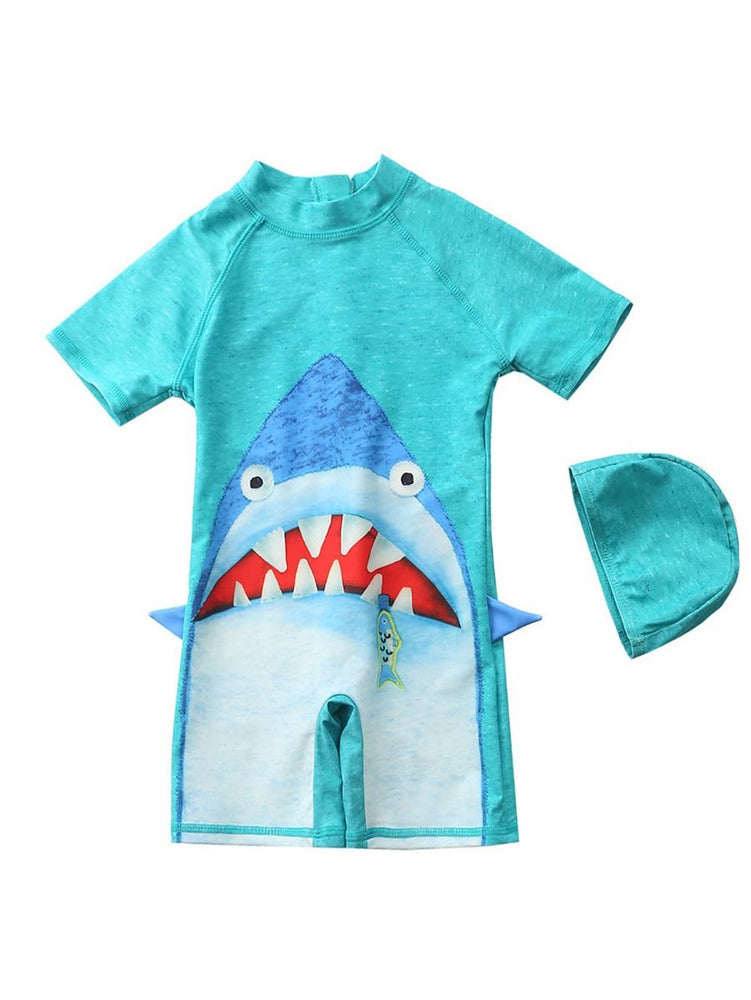 Boys Shark 2-Piece Swimsuit Set