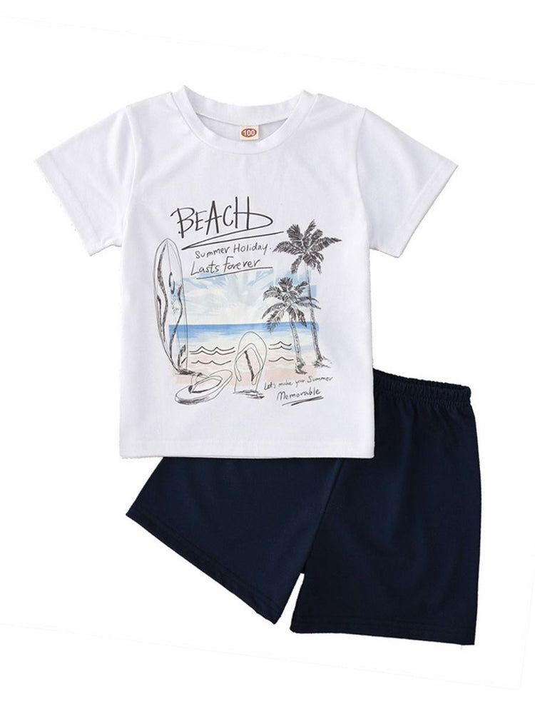 Boys Beach Tee and Shorts Set