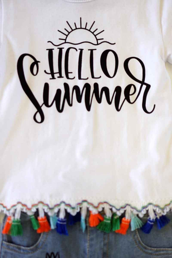 Girls Hello Summer 2-Piece Set