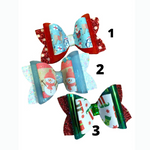 Girls Holiday Bow Hair Clips