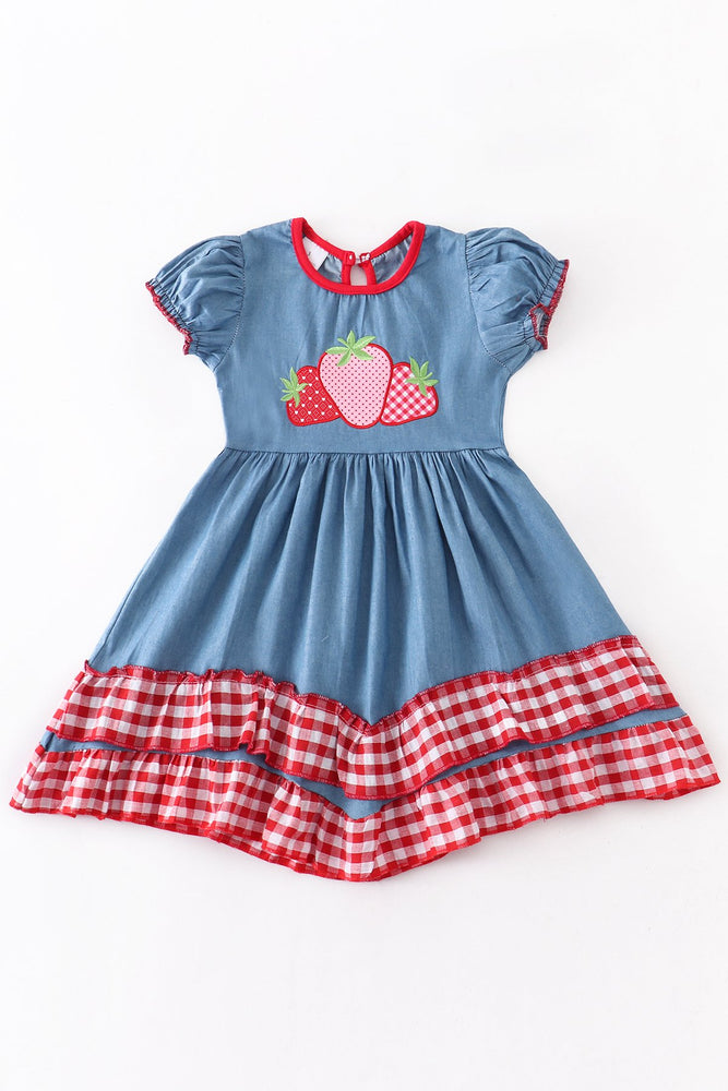Girls Strawberries Dress