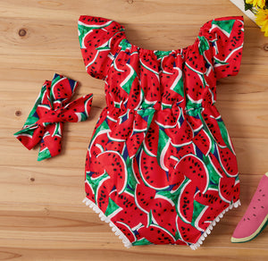 Girls Watermelon Bodysuit