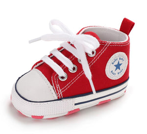 Baby Boys High Top Shoes - Red
