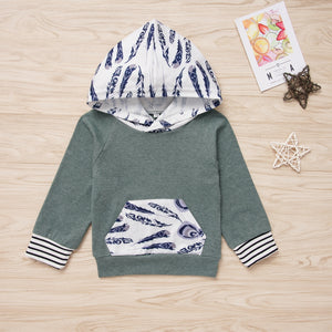 Boys Feathers Hoodie and Jogger 2-Piece Set