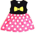 Girls Minnie Mouse Dress Set